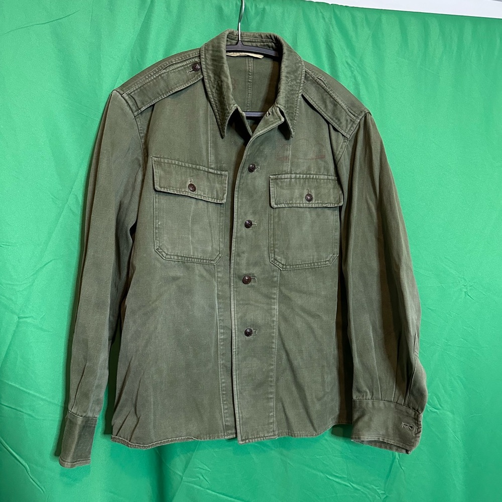 Vintage military x PYER MOSS green embellished jacket